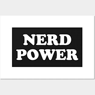 Nerd Power Posters and Art